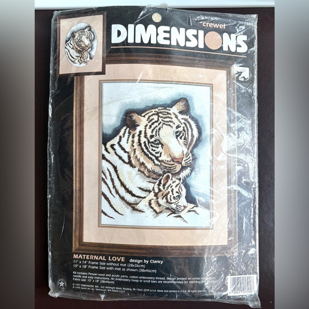 1997 Dimensions “Maternal Love” Crewel in Sealed Original Packaging